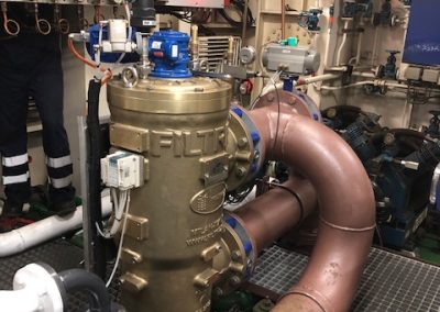 Instalación Sistema de Tratamiento Agua Lastre